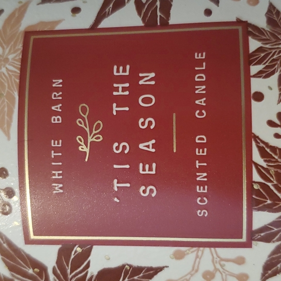 White Barn Accents Tis The Season Candle White Barn 3 Wick Poshmark